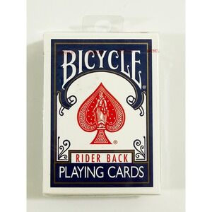 Bicycle Playing Cards Unisex OS Blue Rider Back Poker 808 Sealed Deck